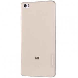 Чехол бампер силиконовый Nillkin Transparent N-TPU для смартфонов Xiaomi Mi Note Gold